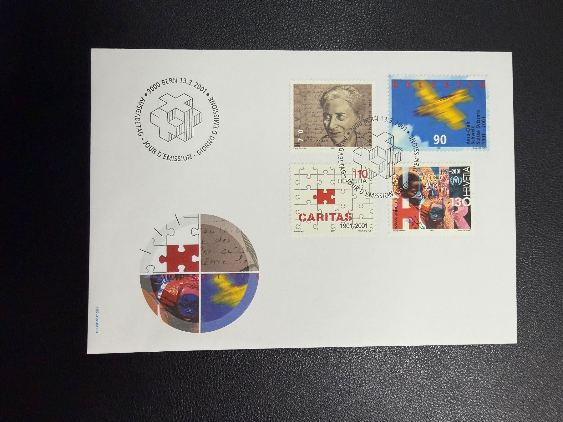 Tutti i francobolli: CH Sondermarken 2001 FDC – Usato da oberrüti venduto da jeanmei