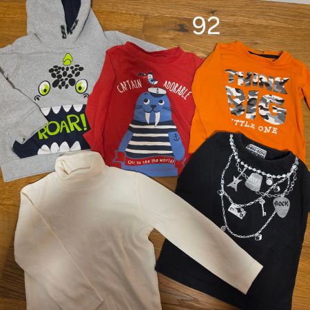 Kinder Pullover und Langarmshirts Set Grösse 92 gebraucht