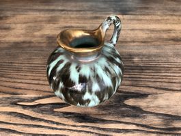 Hübsche Vintage Kanne Kännchen Vase Deko