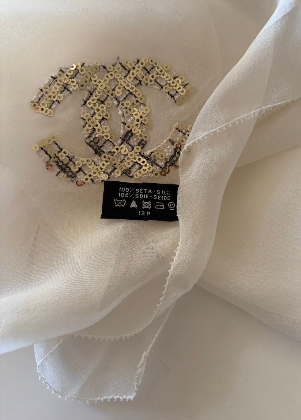 Chanel Foulard & Sciarpe: CHANEL Seiden Foulard – Nuovo (secondo la descrizione) da Etoy venduto da Airesun 4