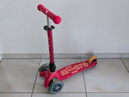 Kickboard Micro Mini Deluxe Foldable Rot