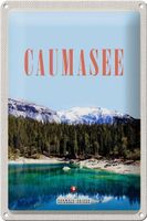 Blechschild-GRAUBÜNDEN-FLIMS-CAUMASEE