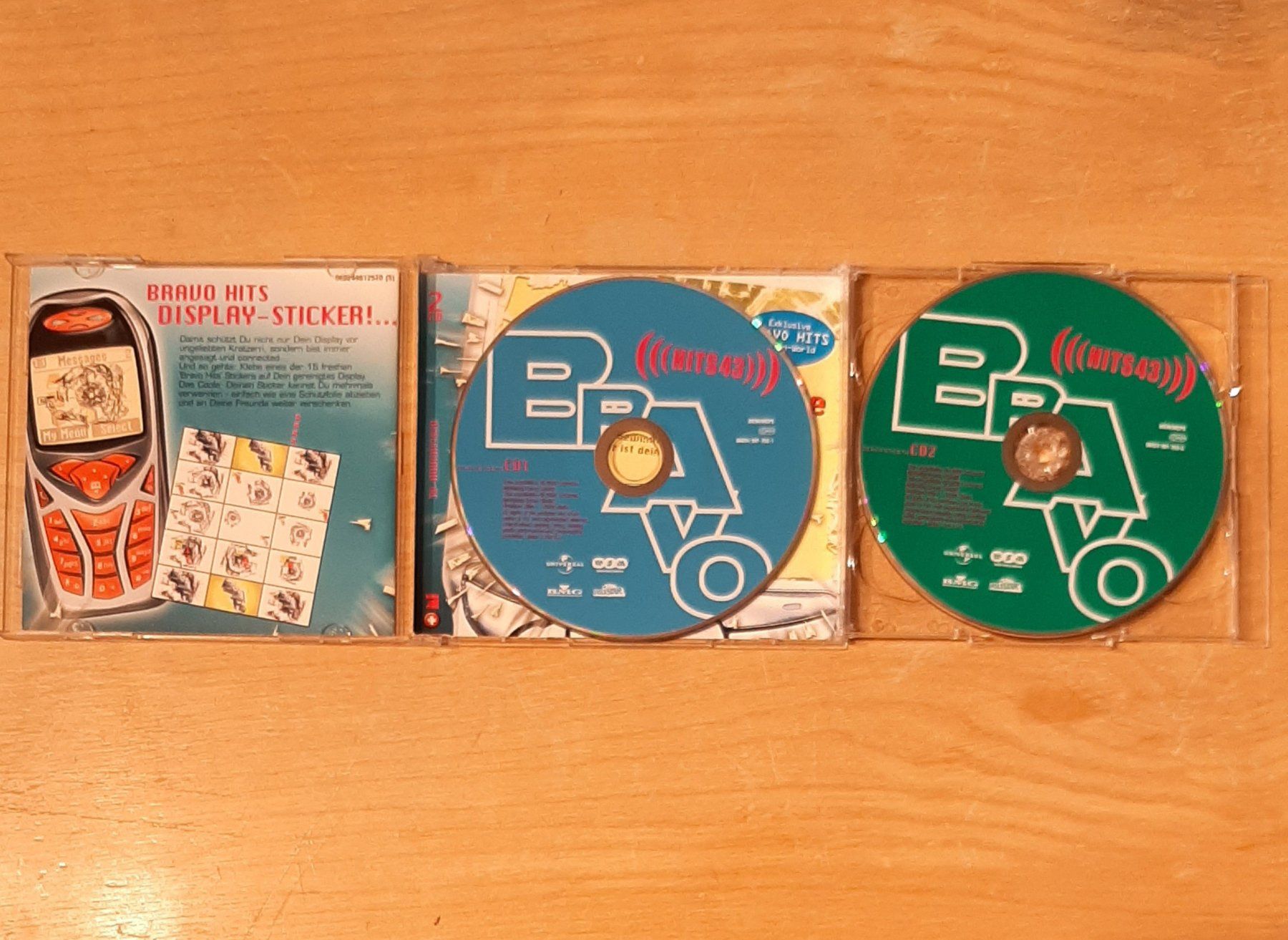 CDs: Bravo Hits 43, Doppel CD, 2003, Hit Compilation, Sampler – Gebraucht aus Amriswil von  2