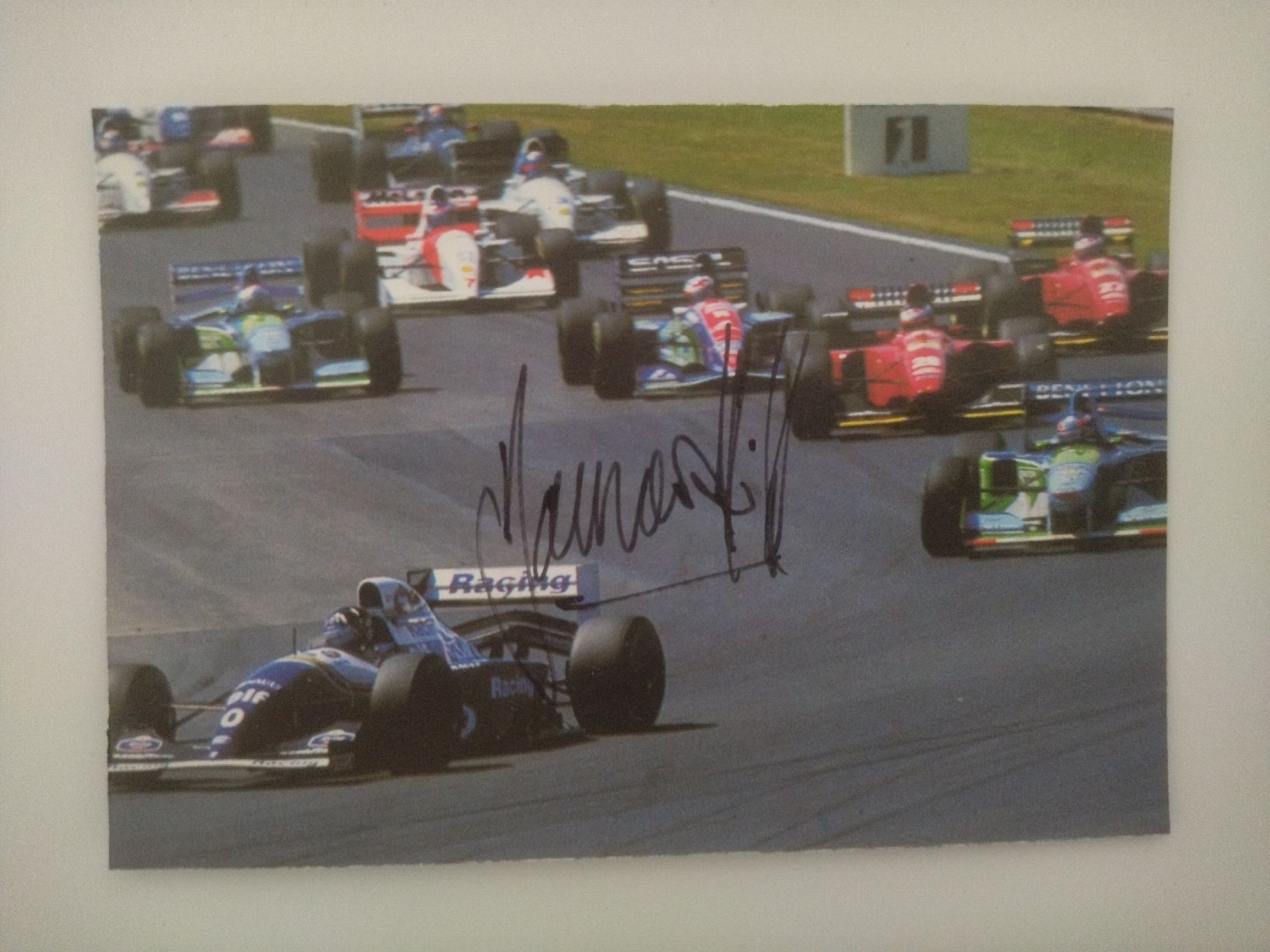 Autogramme: Damon Hill Formel 1 original Autogramm mit Rahmen – Gebraucht aus Felben-Wellhausen von bananajoe8474 1