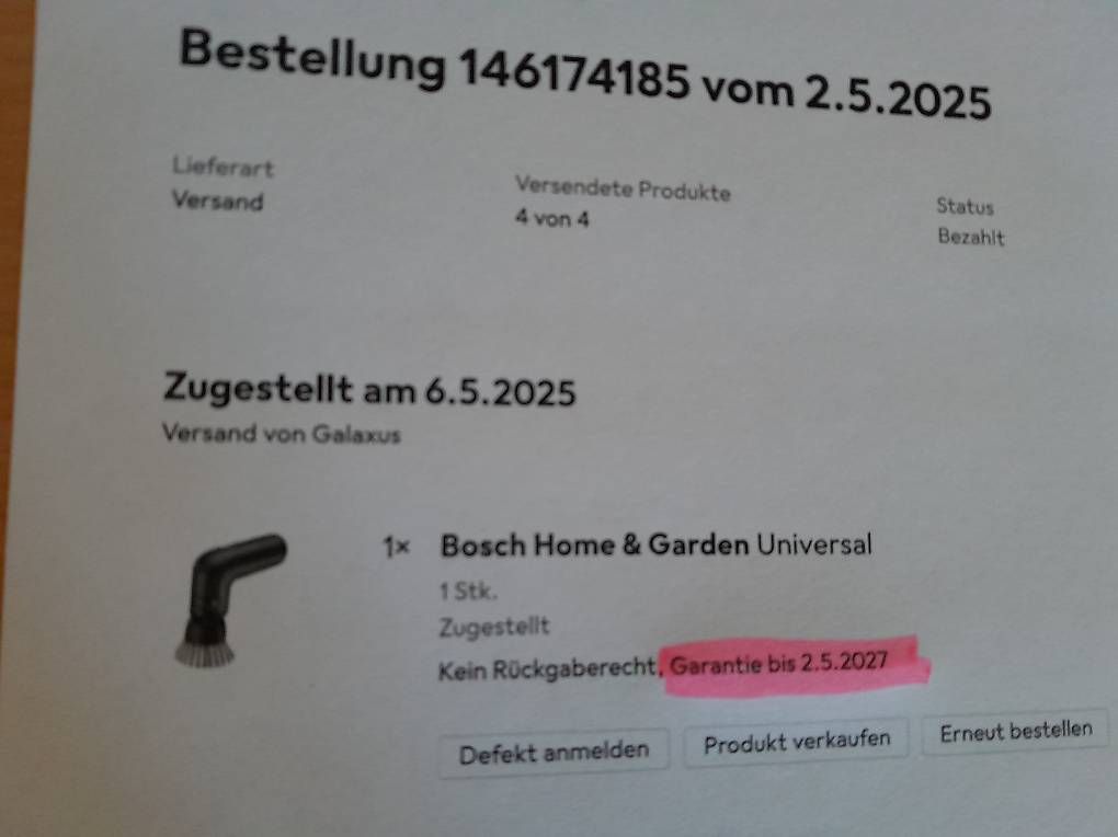 Altro per la casa: Akku Reinigungsbürste Bosch – Usato da Mamishaus venduto da bemareth 2