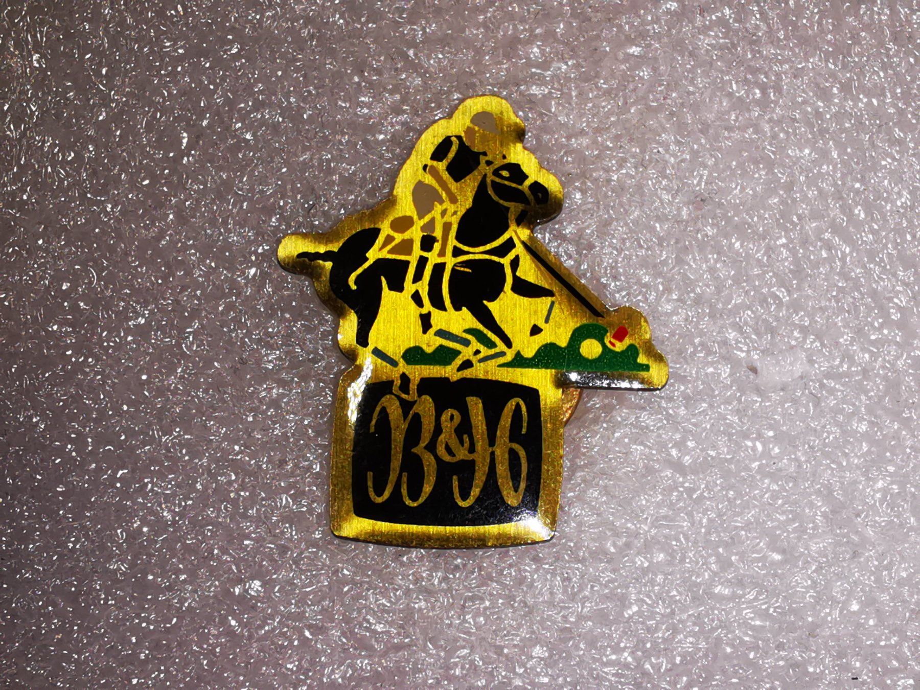 Placchette & Badge: Ansteckpin 62: B&JG – Usato da Oppligen venduto da Pin-Fall-Shop