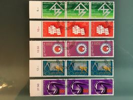 15 Briefmarken CH 1982 Sonderpostmarken I Ersttagsstempel