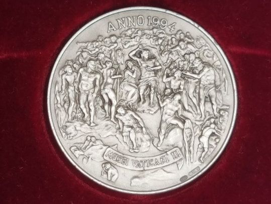 Medaglie: Vatican MichelAngelo 1994 Silber – Nuovo e nell'imballaggio originale da Bure venduto da chap981 1