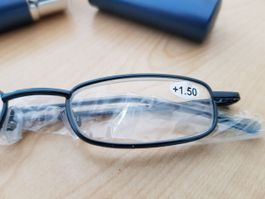 Lunettes de lecture - Lesebrille +1.5 avec étui - mit Hülle