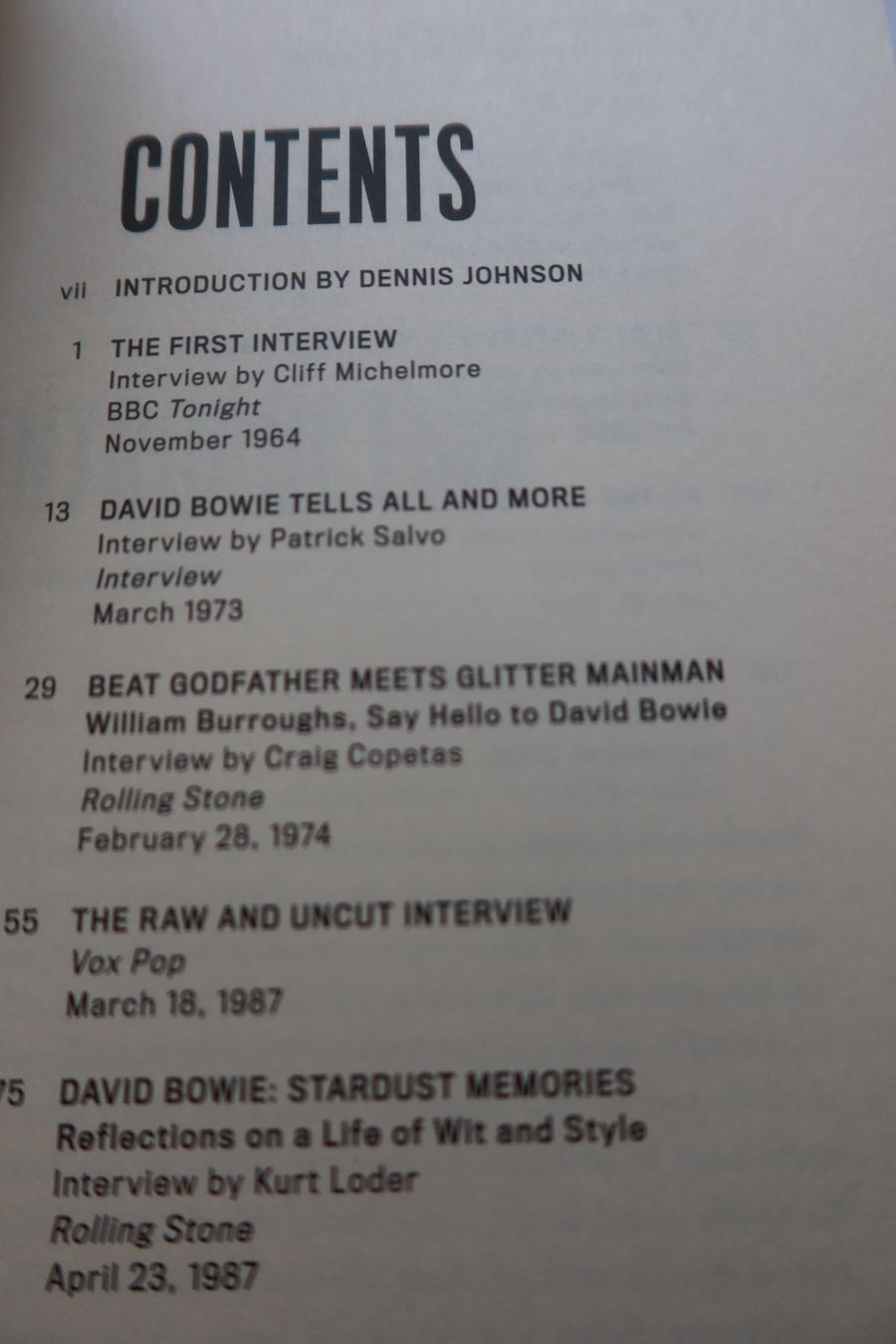 Libri: David Bowie - The last interview – Usato da Chur venduto da zowie72 2