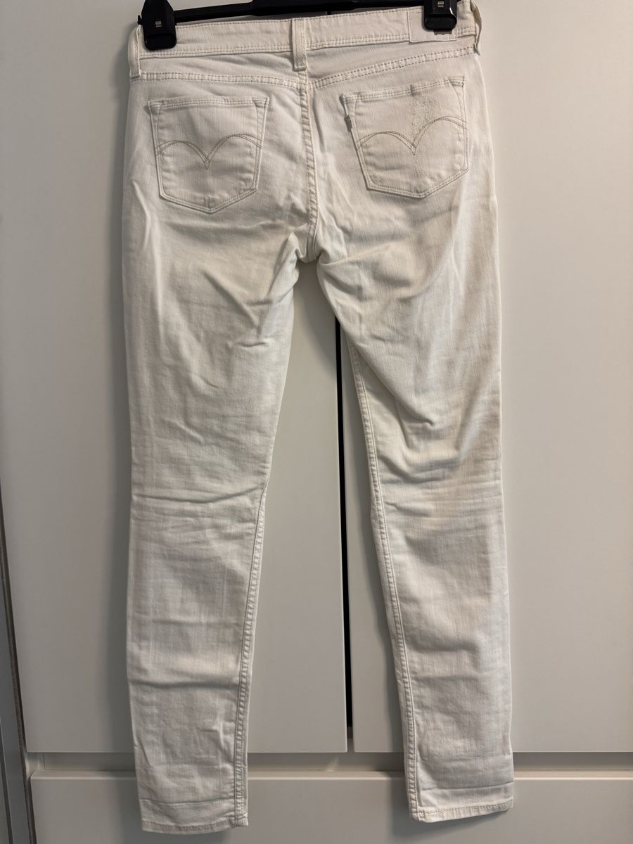 Levi's Jeans: Levis ripped Jeans weiss – Nuovo (secondo la descrizione) da Zürich venduto da ljp_2hsx 2