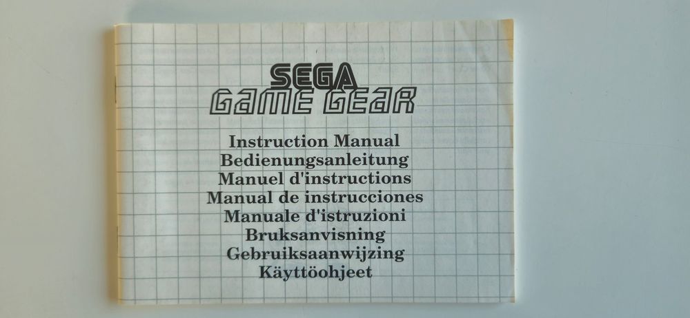 Notice Jeu Columns Pour Sega Game Gear - Originale - Bon état