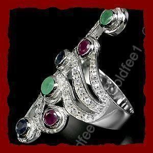 Anelli: Stylischer Multicolor Ringe 925 Silber – Nuovo e nell'imballaggio originale da Oberglatt ZH venduto da Goldfee1 4