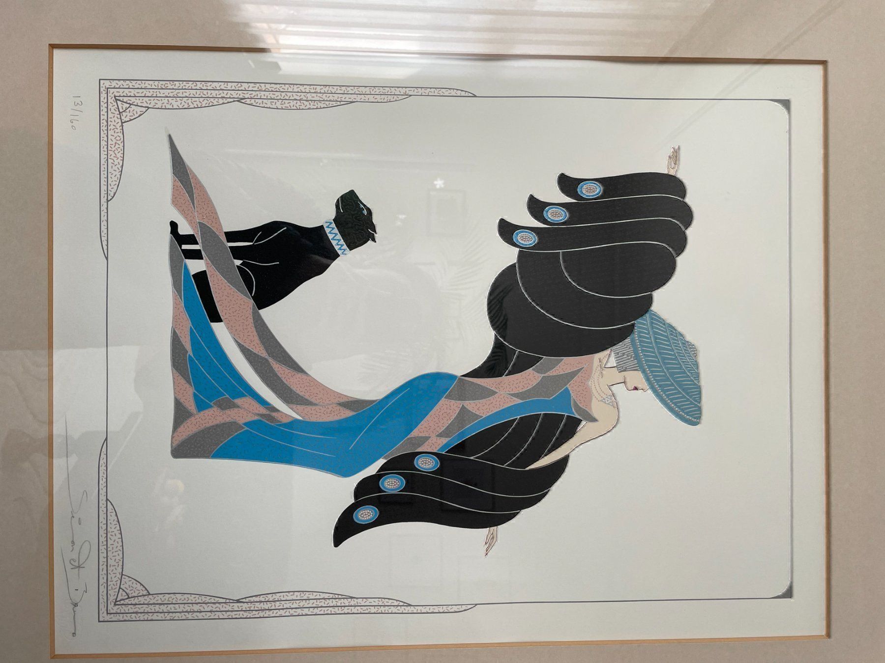 Poster & Bilder: Nummerierte Siebdruck von Simon et Bruno – Gebraucht aus Basel von Cynthiasanchez 1