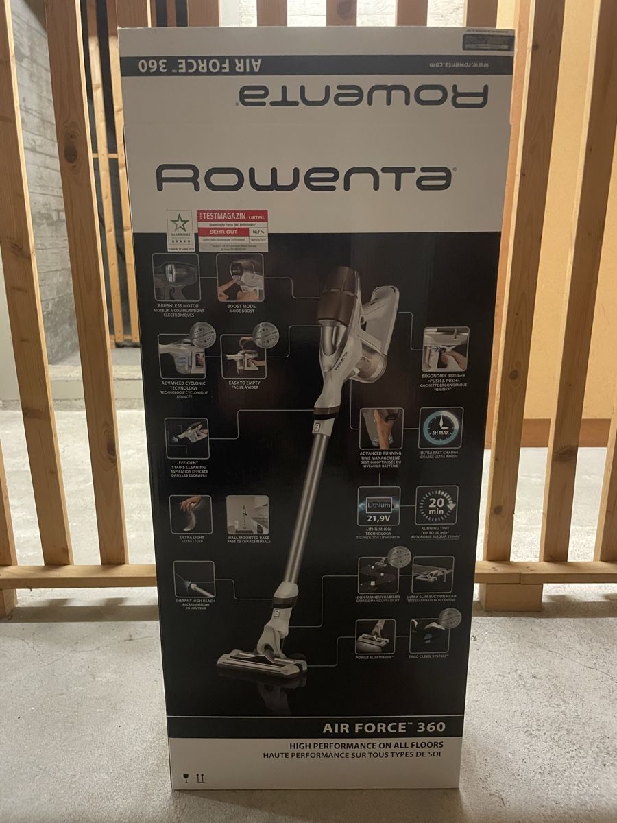 Rowenta Staubsauger & Zubehör: Rowenta Air Force 360 Akku-Staubsauger – Gebraucht aus Thalwil von Andieg 7