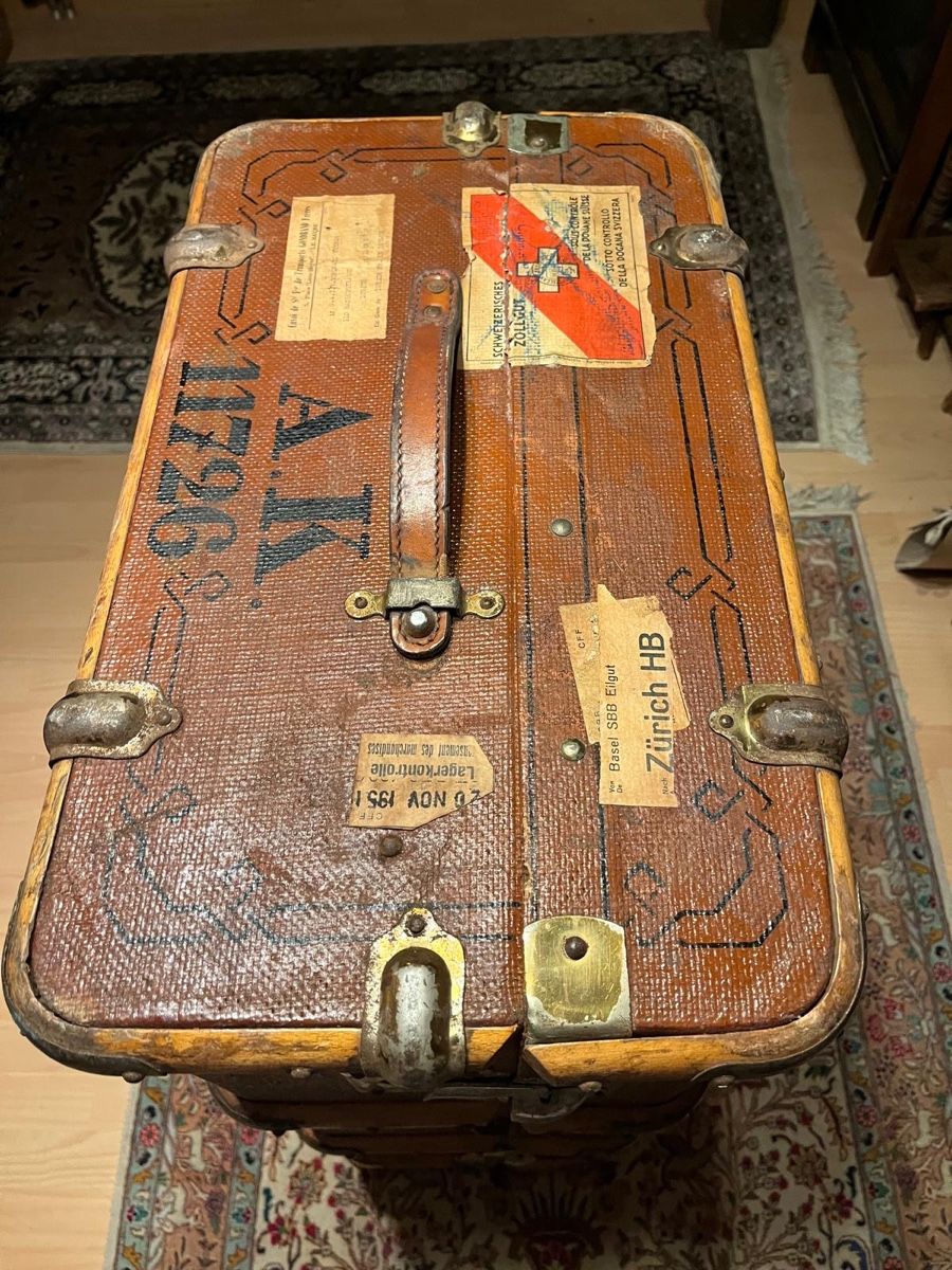 Vintage Reisekoffer Stapelkoffer Truhe Deko Rarität AK (Gebraucht) in ...