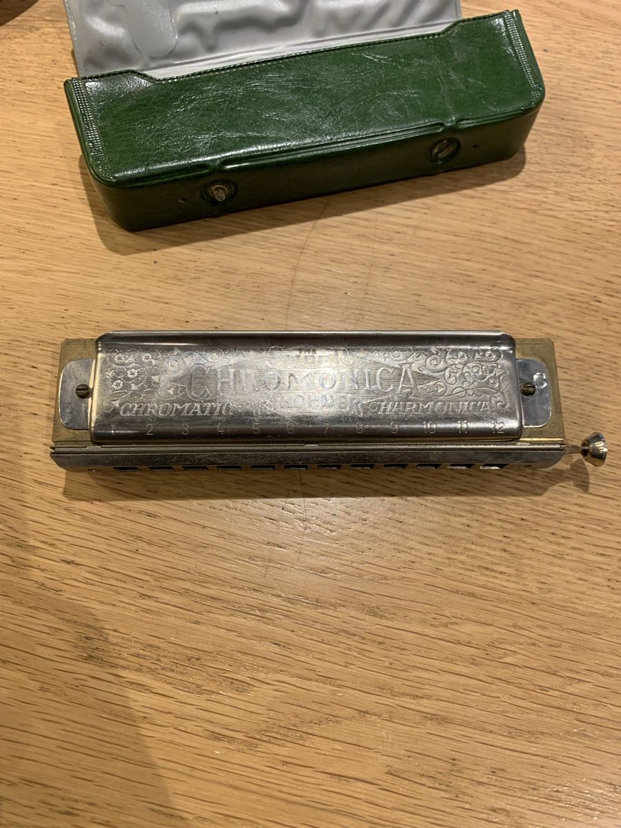 Hohner Strumenti musicali: Hohner Chromonica Mundharmonika - Vintage mit Etui! – Usato da Lyss venduto da nekoreh 5