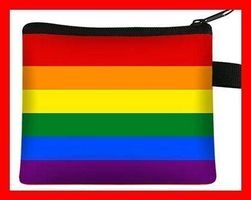 Regenbogen Necessaire Portemmonaie Sack LGBTQ Gay Tasche