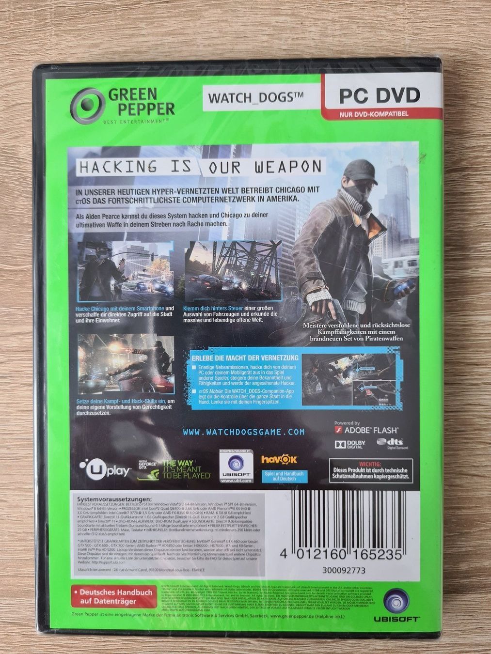 Giochi: Watch Dogs (German) - PC - New – Nuovo e nell'imballaggio originale da Carouge GE venduto da Franllo 1