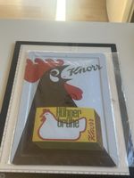 Werbeschild Knorr Hühnerbrühe Hahn Emaille Retro (I13)