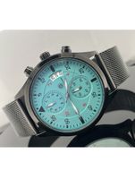 Constantin Dumont Herren Quarz Chrono mit Kalender Turkis OV