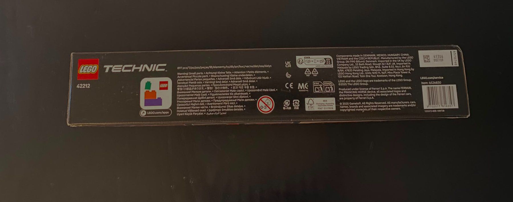 Lego Baukästen: LEGO Technic Ferrari 42212, nie geöffnet – Neu und originalverpackt aus Basel von solid4you 2