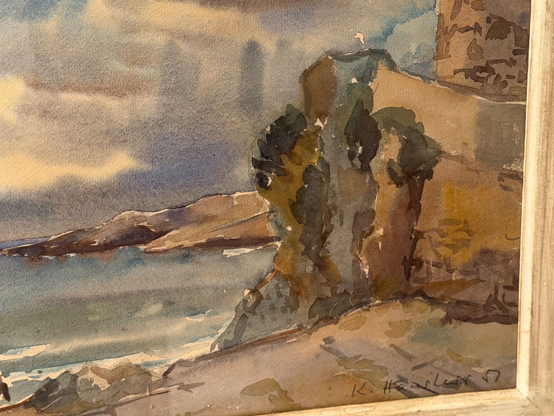 Gemälde: K. Hansler -  Original Gemälde – Gebraucht aus Basel von PAUL_ART 3