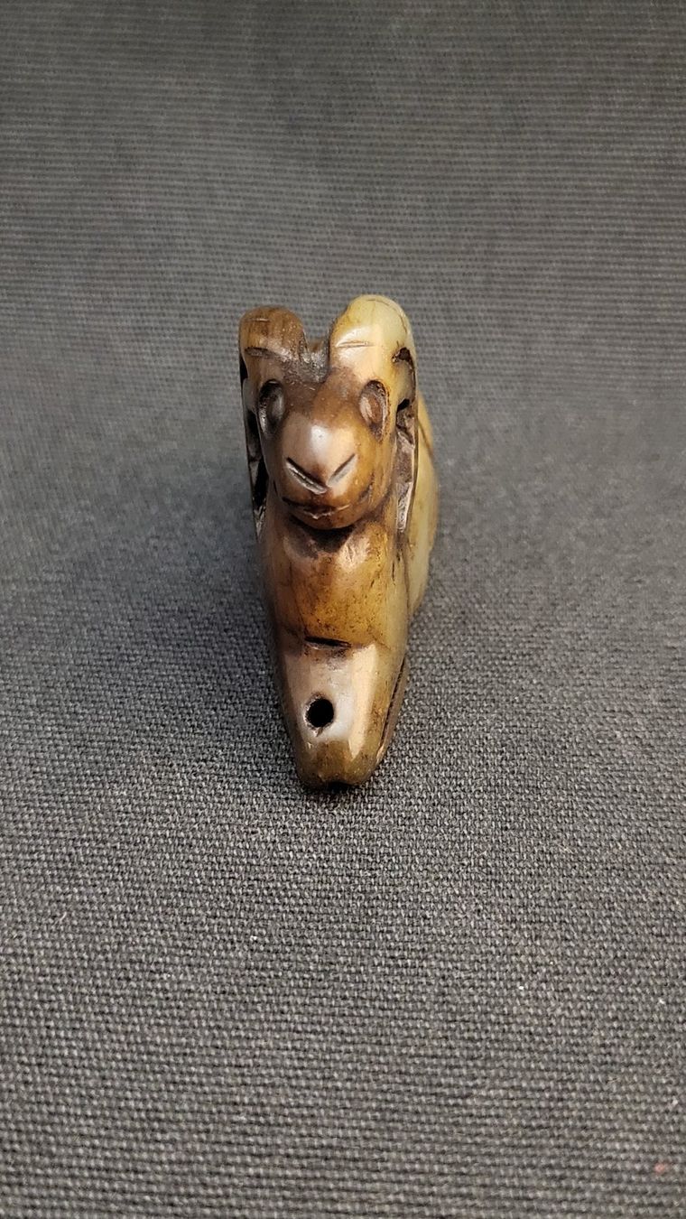 Statuette: Asiatische Steinschnitzerei Steinbock – Usato da Basel venduto da spinne02 2