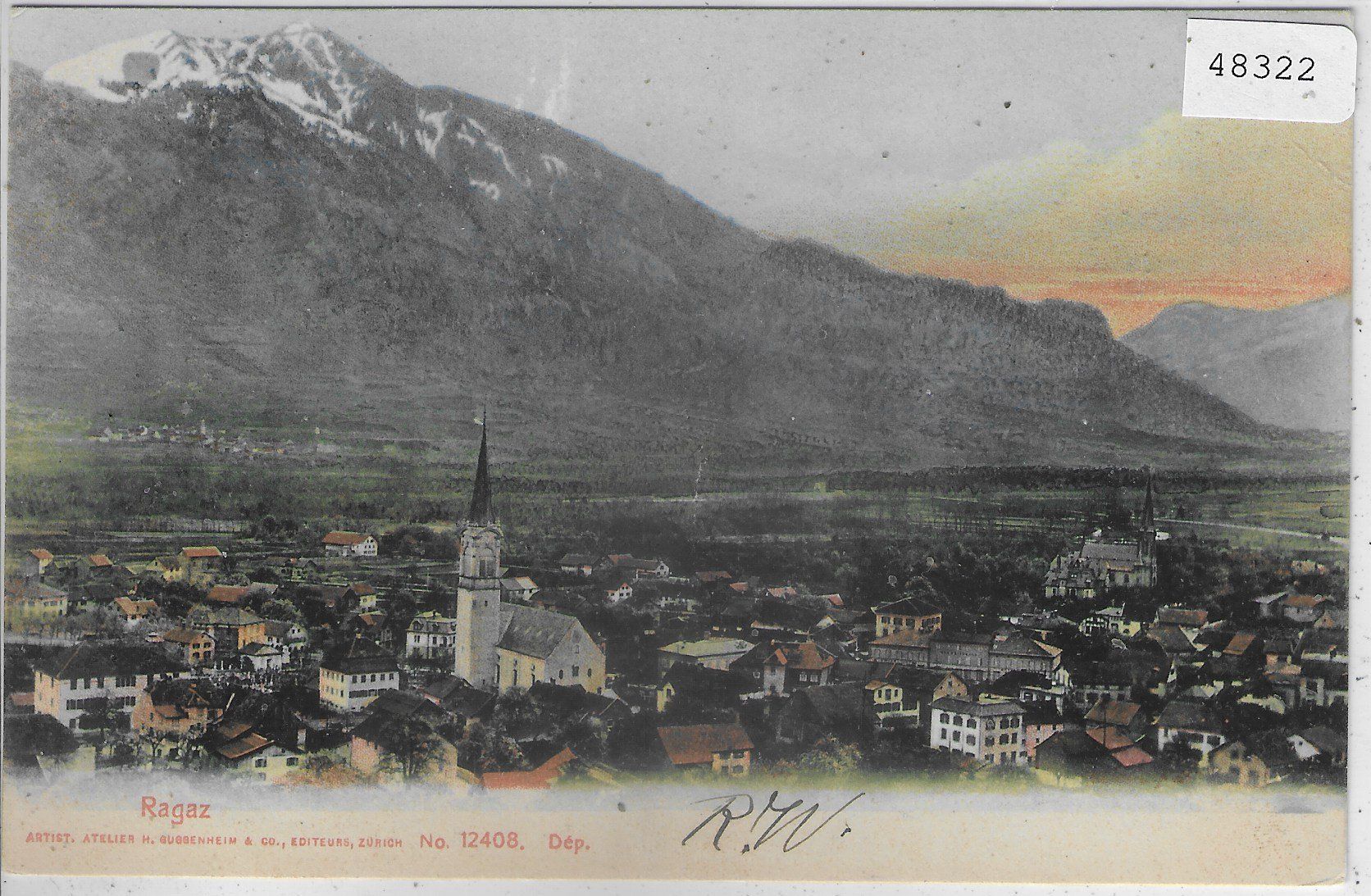 Cartes postales: Bad Ragaz - Generalansicht – D'occasion à Ettingen par Kartenplanet