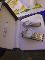 GENEVA PARTNER UHREN SET EDELSTAHL QUARTZ