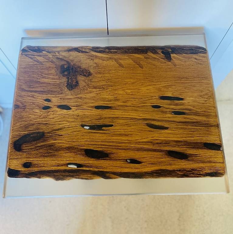 Tables: Table en chêne artisanale – D'occasion à Céligny par sib_hlv5 3