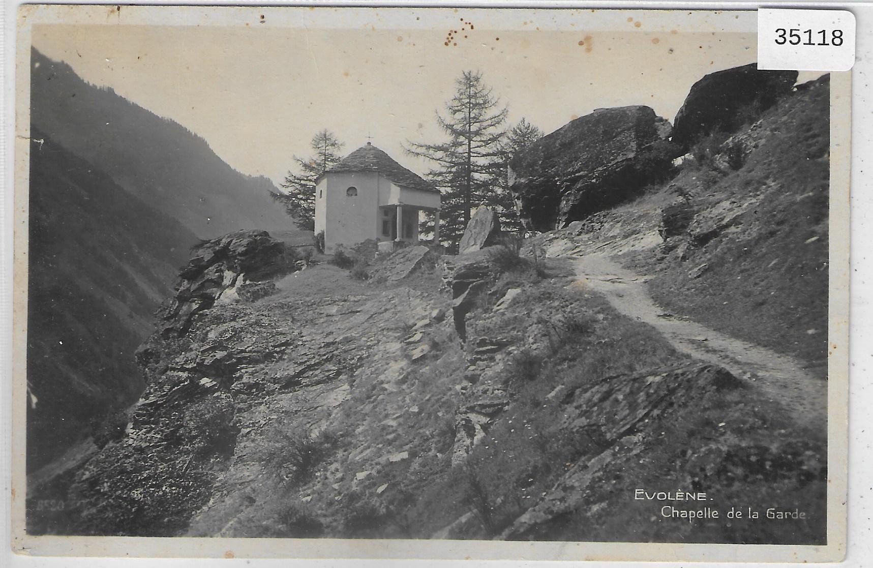 Cartoline postali: Evolene - Chapelle de la Garde – Usato da Ettingen venduto da Kartenplanet