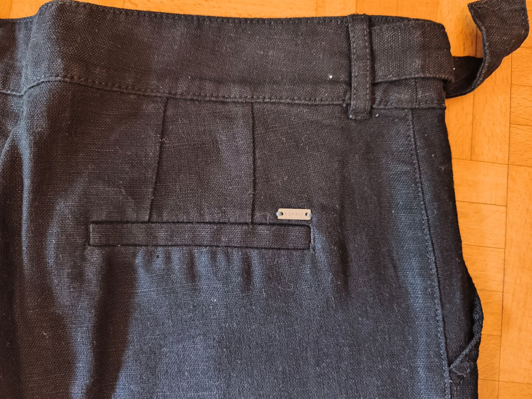 Esprit Pantaloni: Pantalon Esprit Noir, Taille 38, Coton/Lin – Nuovo (secondo la descrizione) da Genève venduto da lnicoGE 2