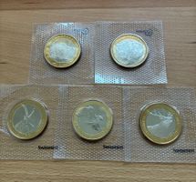 5 x 10 Franken 2005 - 2009 Originalverpackt