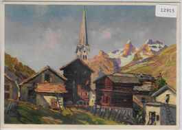 Saas-Fee mit Fletschhorn & Laquinhorn