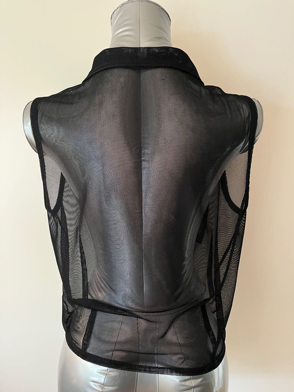 Blusen: Transparente Mesh-Bluse schwarz Crop – Gebraucht aus Gümligen von blackberrys 2