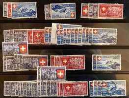 1939, Auswahl 'Landi 1939', (*/**/gestempelt), SBK 265 Fr.