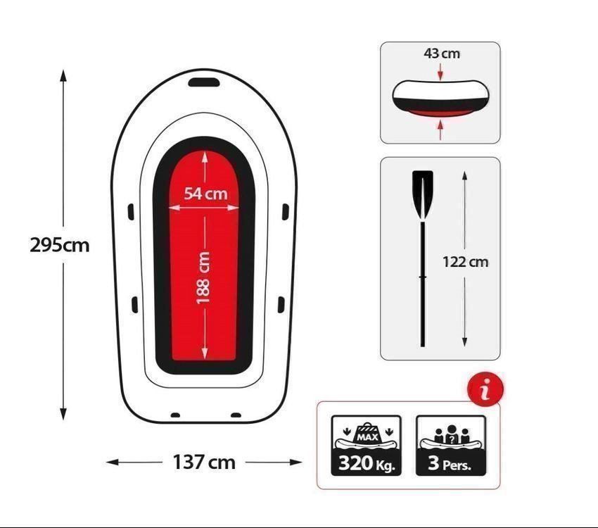 Barche: Schlauchboot Intex Challenger 3 Boat Set – Nuovo e nell'imballaggio originale da Beckenried venduto da angel-mountain 1