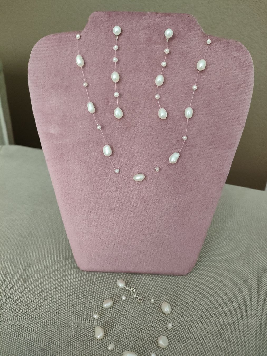 Catenine: Süsswasserperlen Kette-Set – Nuovo e nell'imballaggio originale da Bern venduto da Lidia.5
