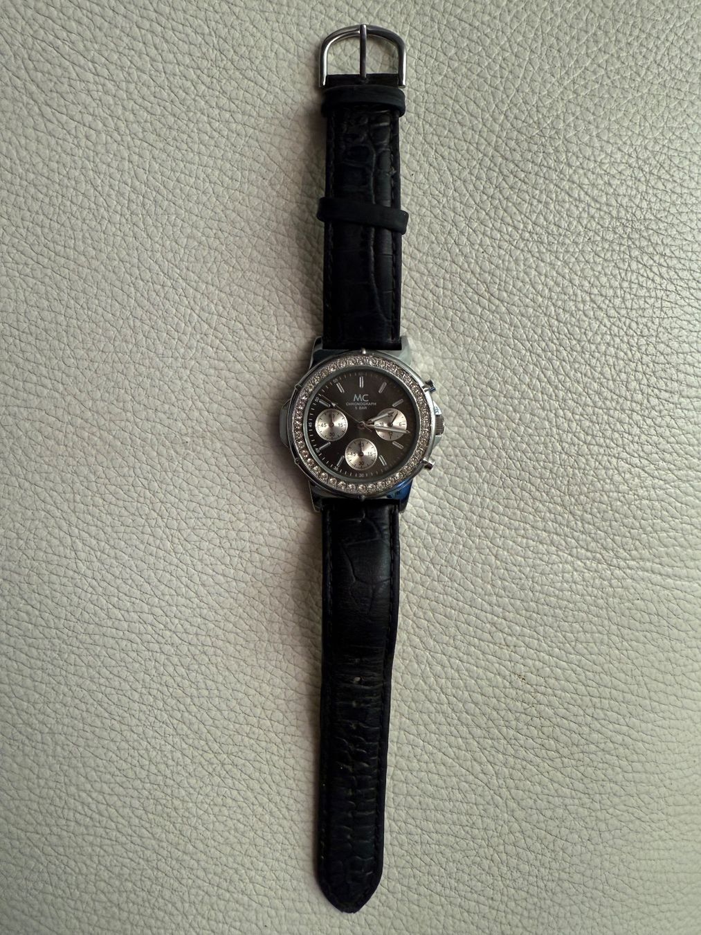 Orologi: MC Damen-Chronograph-Armbanduhr mit Strasssteinen – Usato da Oetwil an der Limmat venduto da Prinzaessli123 1