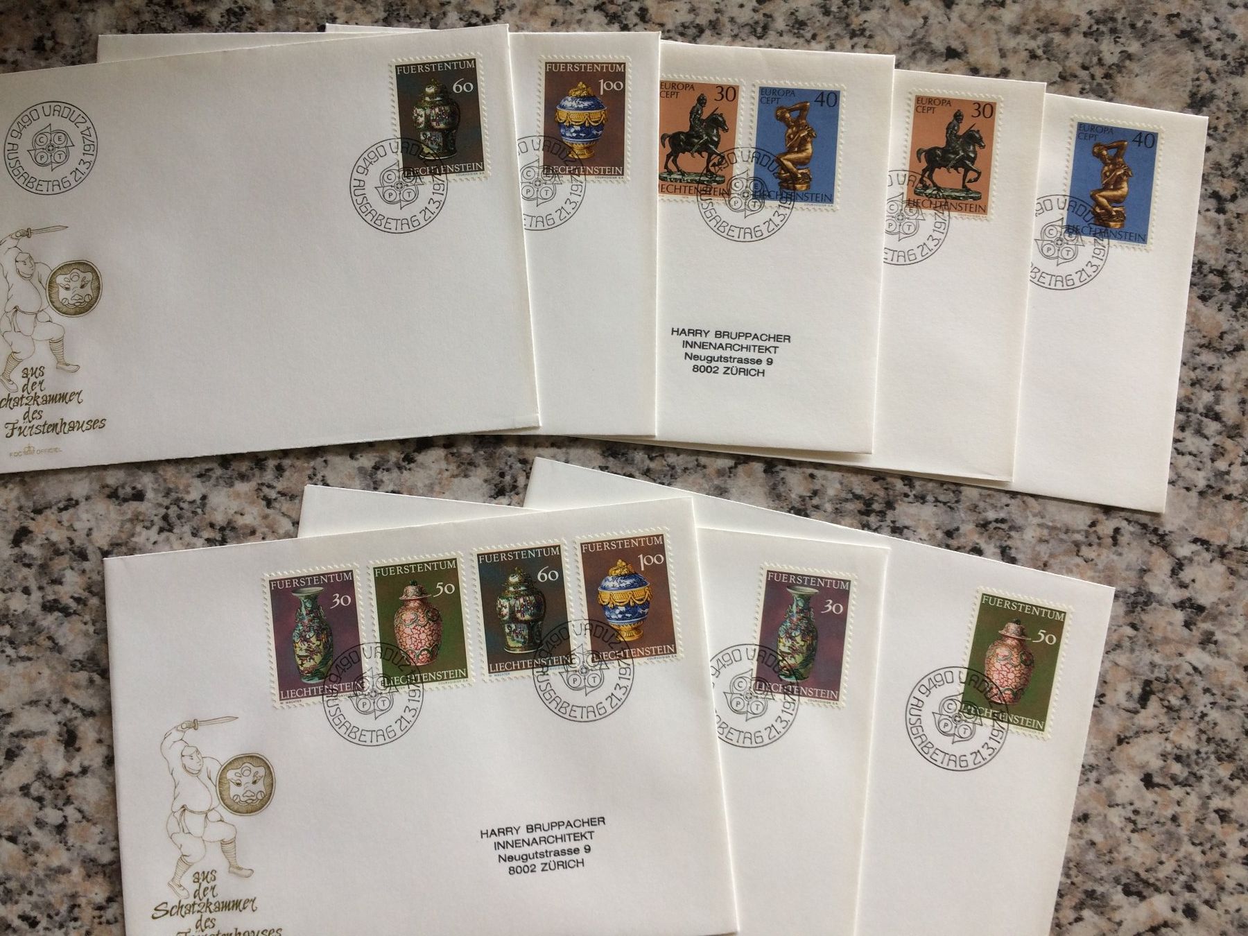 Tous les timbres: Ersttagscouverts – D'occasion à Kilchberg ZH par APZ4BWM2 3