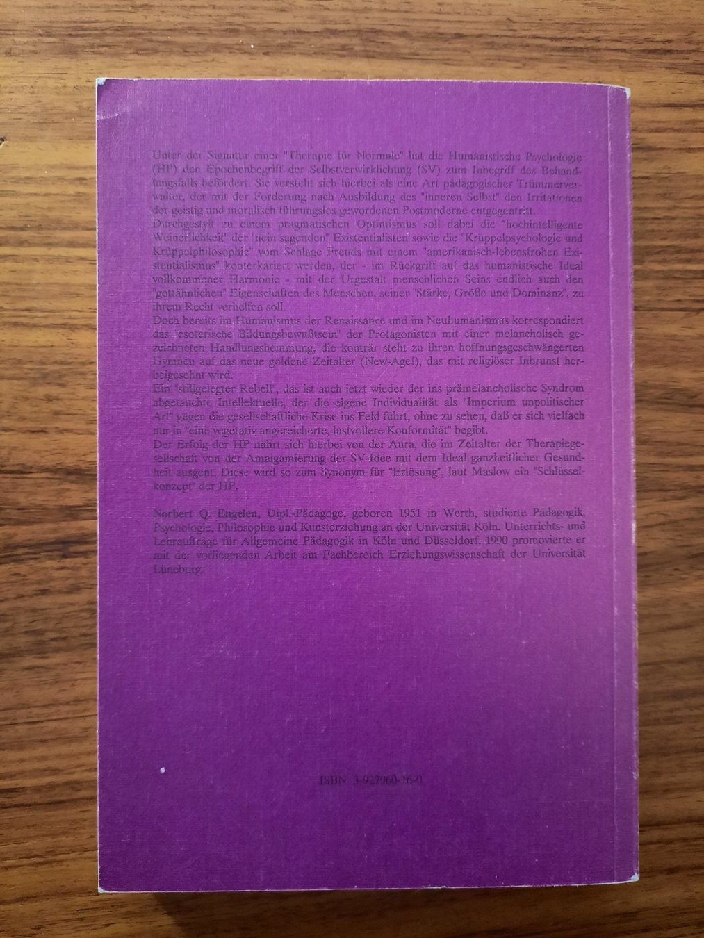 Libri: Das innere Selbst von Norbert Q. Engelen – Usato da Wettingen venduto da Beo 3
