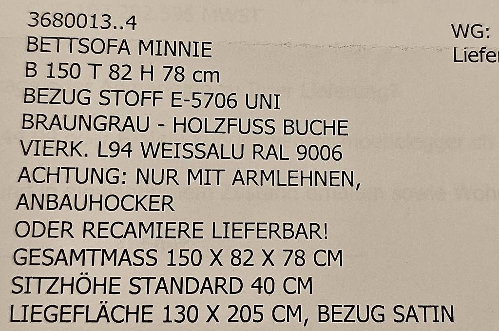 Sofas: Bettsofa – Gebraucht aus Hünenberg See von 03z_y62x 1
