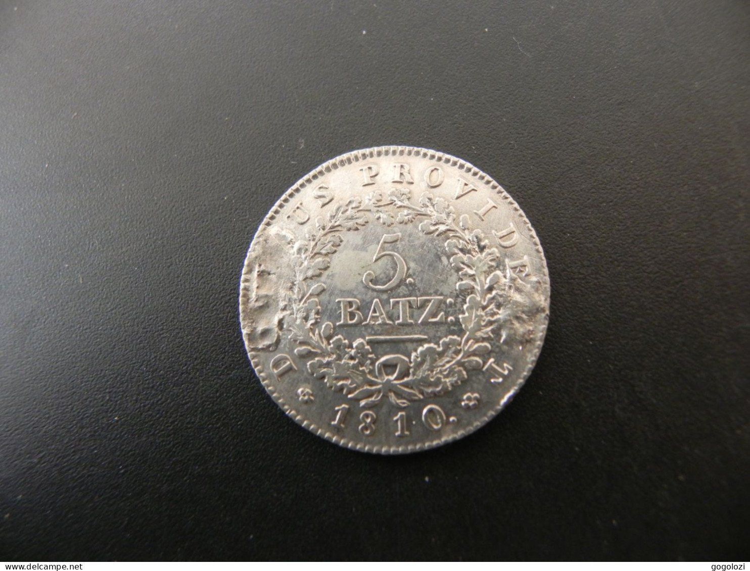 Alle Münzen: Bern 5 Batz 1810 Silber – Gebraucht aus Biel/Bienne von Gogolozi