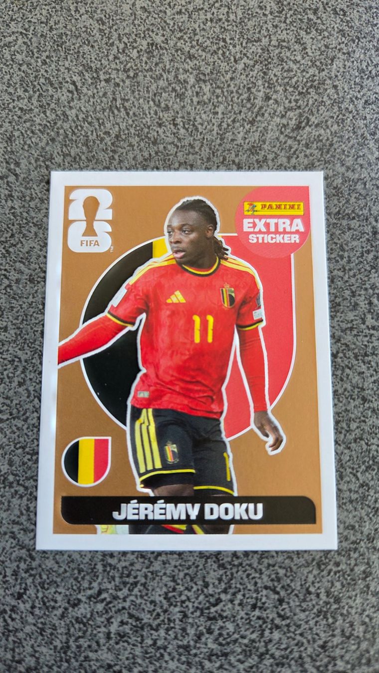 Panini Carte collezionabili: Jérémy Doku – Bronze – Nuovo (secondo la descrizione) da martigny venduto da cri_b6mg