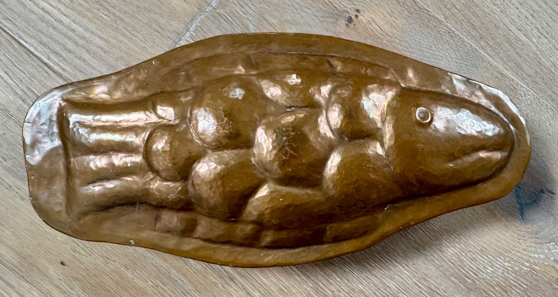 Backformen: Schwere alte Backform Kupfer FISCH antik – Gebraucht aus Rothrist von Luckywinner 4