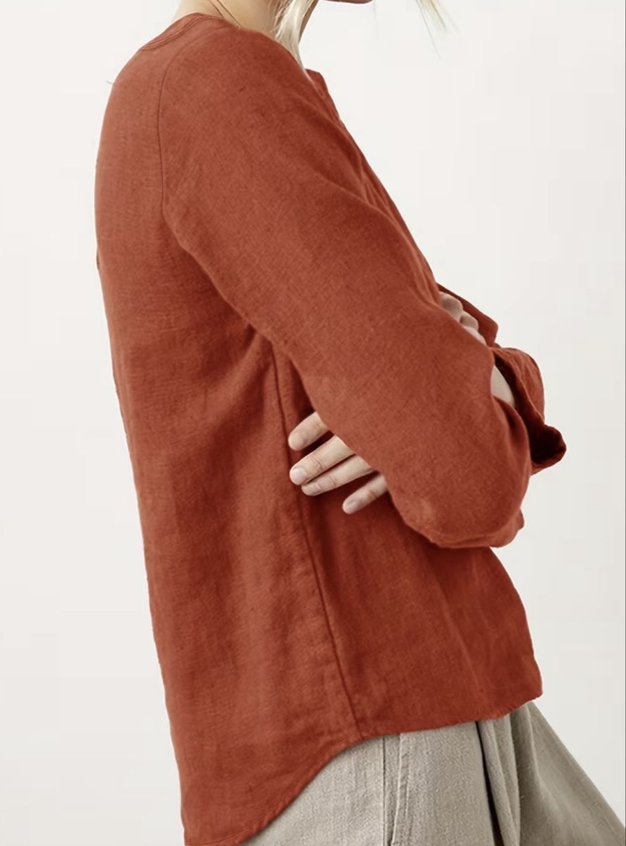 Camicette: Chic Camicia di Lino 100%-👌per primavera – Nuovo e nell'imballaggio originale da Gordevio venduto da LanaZimm 2
