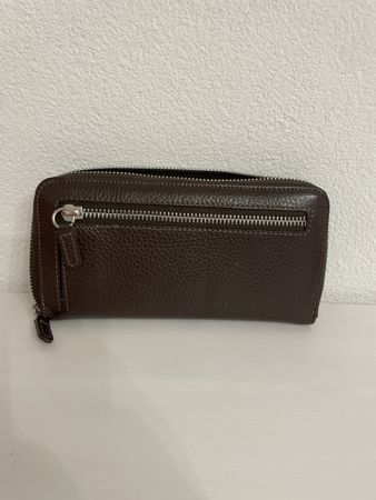 Damen portmonaie geldbörse leder braun