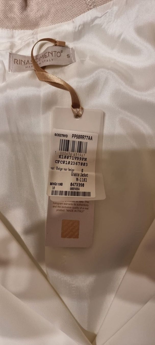 Giacche: Rinascimento Gr. S – Nuovo e nell'imballaggio originale da Luzern venduto da Reni025 4