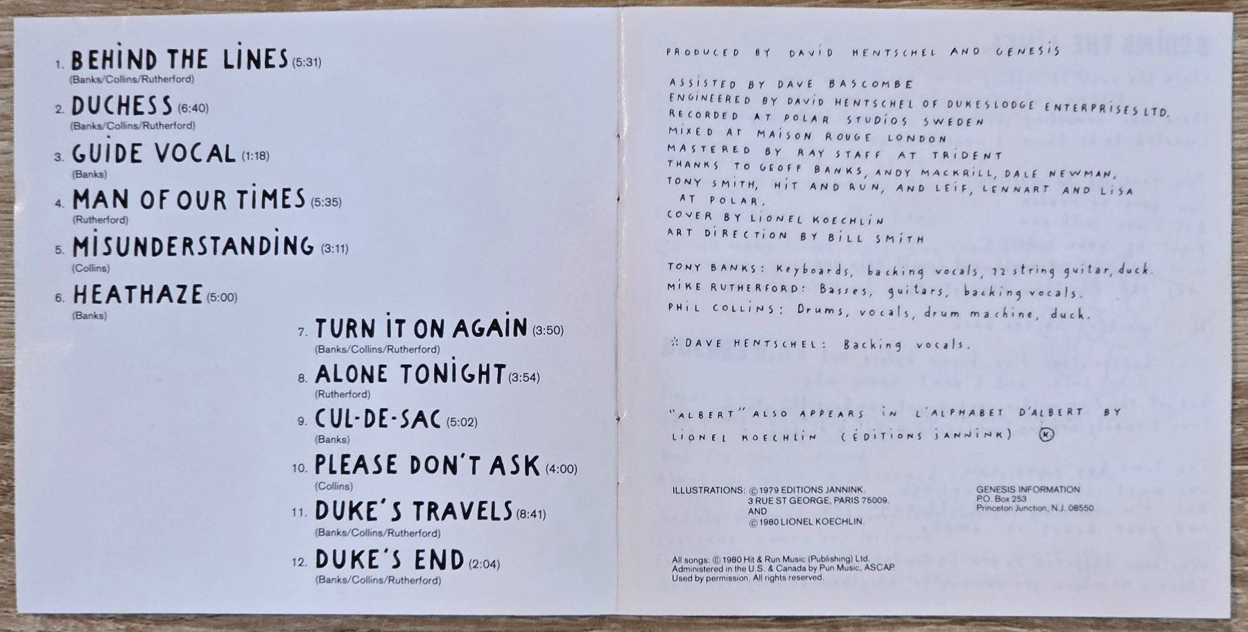 CDs: Genesis Duke – D'occasion à Rohrbach par lod_m58r 3